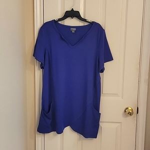 Plus-Size Avenue brand Zim & Zoe, Purple Tunic with pockets
